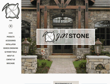 Tablet Screenshot of jnstoneveneer.com